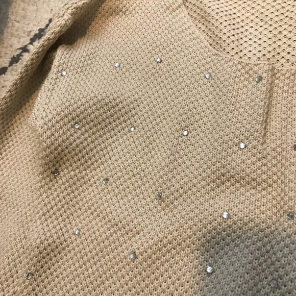 Knitted Rhinestone Sweater - Picture 2 of 3
